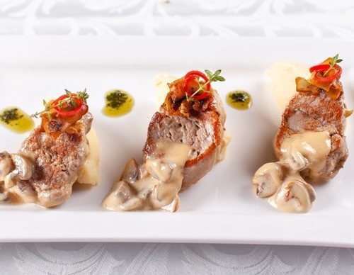 Presa ibérica en salsa