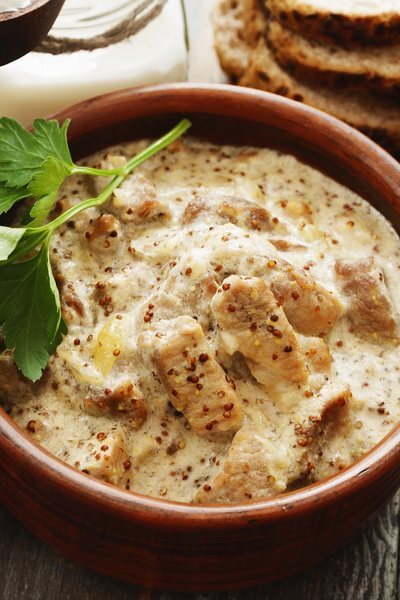 Presa ibérica en salsa