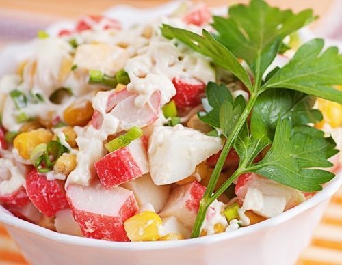 Ensalada de cangrejo