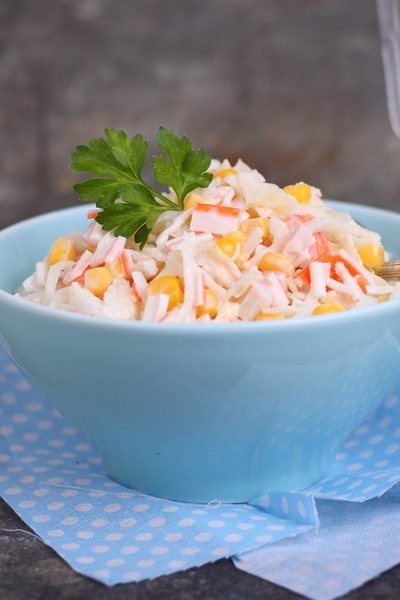 Ensalada de cangrejo
