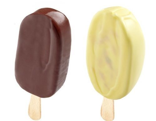 Bombón helado blanco