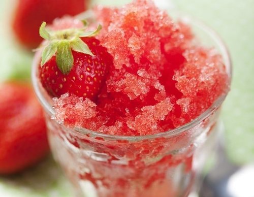Sorbete de fresa