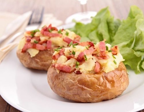 Patatas asadas rellenas