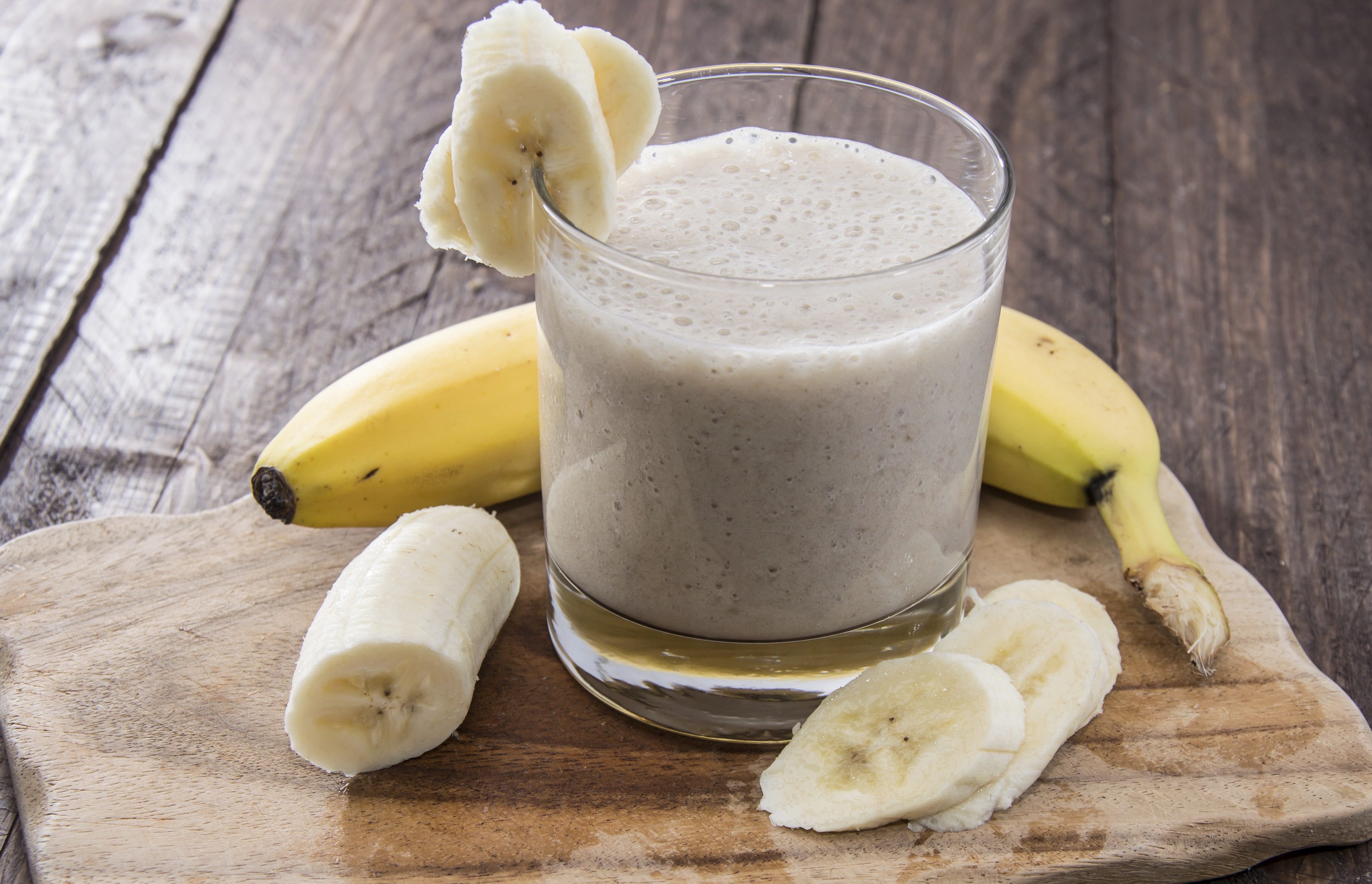 Batido de plátano y avena