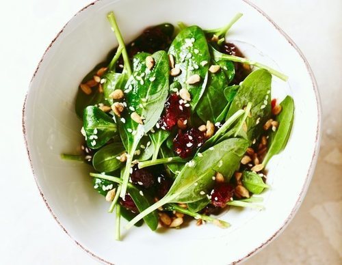 Ensalada de espinacas