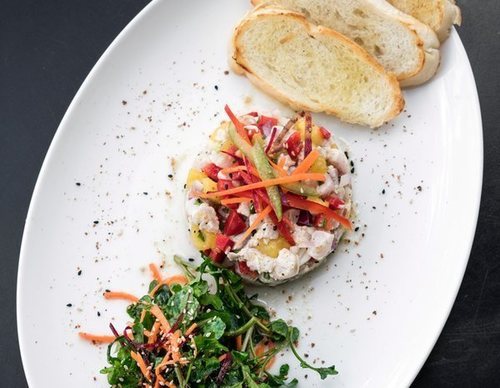 Ceviche de lubina