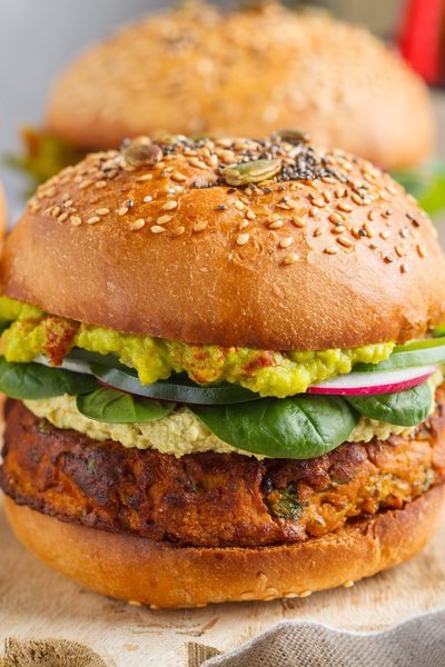 Hamburguesa de quinoa