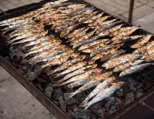 Sardinas a la brasa