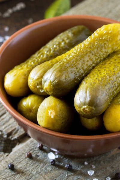 Pepinillos en vinagre