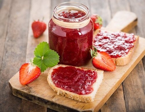 Mermelada de fresa sin azúcar