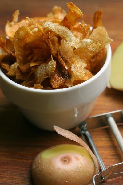 Chips de piel de patata
