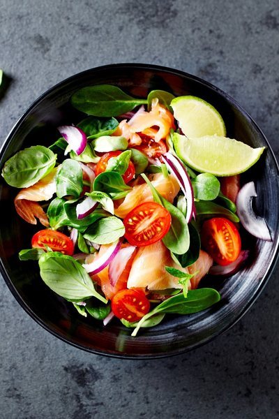 Ensalada de tomate y pepino