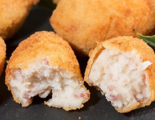 Croquetas de jamón y queso sin lactosa