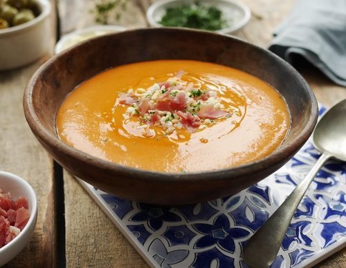Salmorejo de manzana