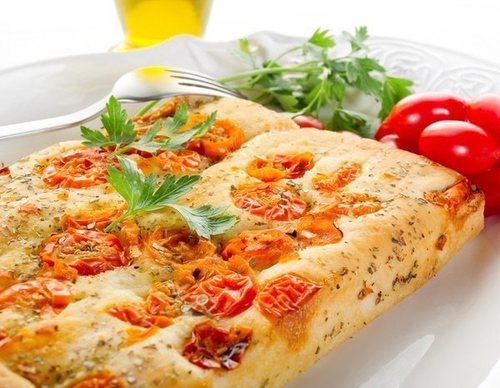 Focaccia de tomate