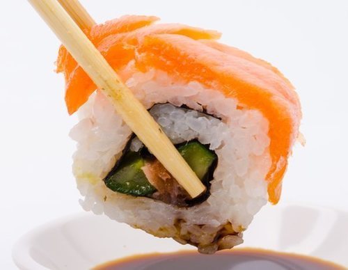 Uramaki de salmón