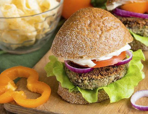 Hamburguesas veganas de lentejas