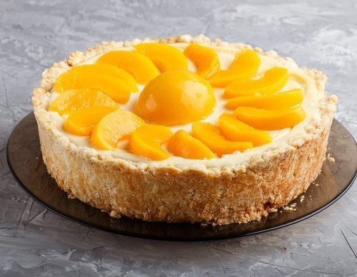Pastel de melocotón