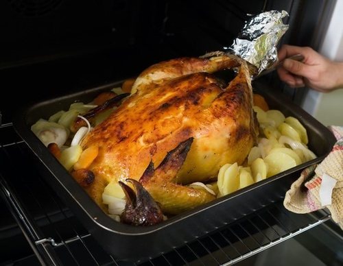 Capón asado