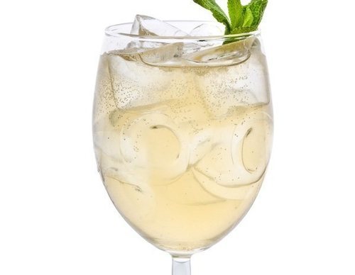 Granizado de vino blanco