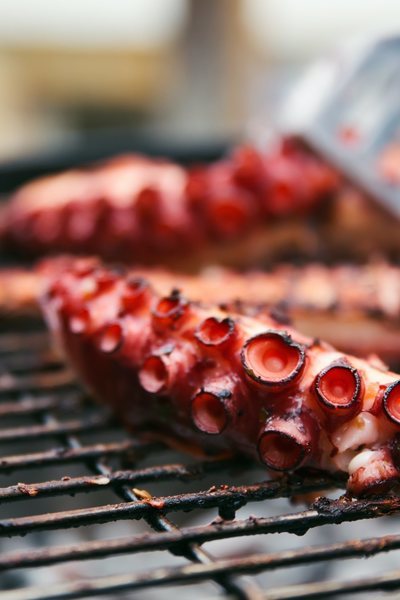 Pulpo a la brasa