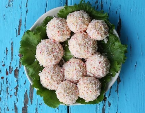 Bolitas de coco