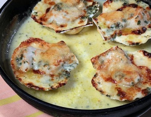 Vieiras rellenas