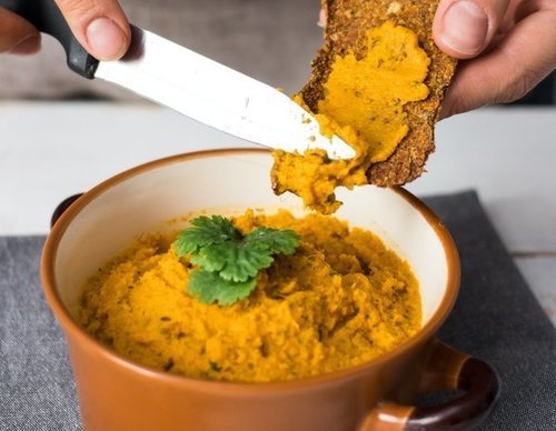 Hummus de zanahoria