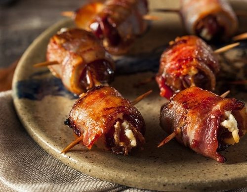 Dátiles con bacon