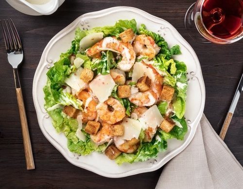 Ensalada de gambas