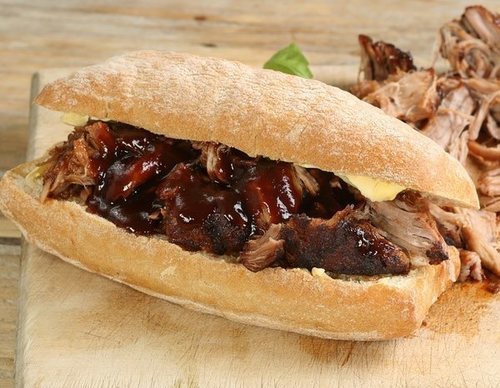 Bocadillo de pulled pork