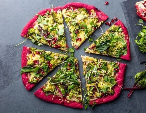 Pizza de remolacha