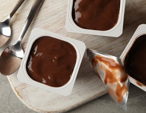 Natillas de chocolate
