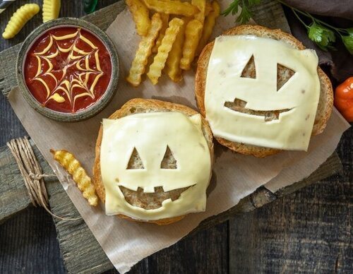 Hamburguesas de Halloween
