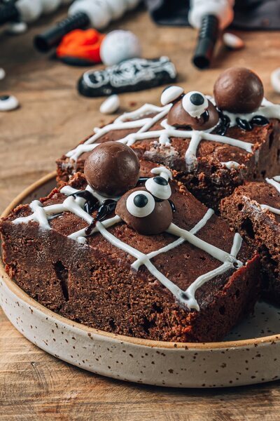 Bizcocho de chocolate de Halloween